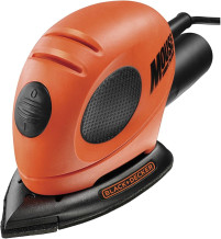 Slīpmašīna + 8 piederumi KA161-QS BLACK DECKER