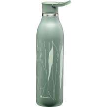 Termopudele CityLoop Thermavac eCycle Water Bottle 0.6L pārstrādāta nerūs. tērauda / pelēcīgi zaļa Leaf 2710870011 ALADDIN