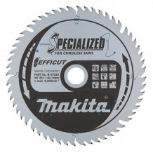 Zāģripa Kokam/MDF/Laminātam T.C.T. 165X1.45X20mm 23° T56 EFFICUT B-57320-5 MAKITA