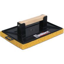 Sūklis ar stiprinājumu PLASTIC TROWEL WITH SPONGE SuperPro; 20924 RUBI