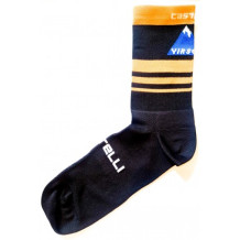 Zeķes VIRSOTNE 13cm, izmērs: L/XL, Light Orange/Black, 8055688413002 CASTELLI