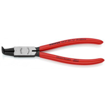 CIRCLIP PLIERS FOR INTERNAL CIRCLIPS IN BORE HOLES BLACK ATRAMENTIZED, HEAD POLISHED, HANDLES PLASTIC COATED 90° ANGLED TIPS, 4421J41SB KNIPEX