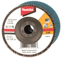 Lameļu slīpdisks 125mm K40, D-27486 MAKITA