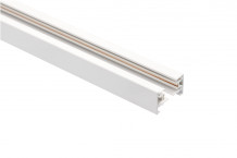 Busbar 1-phase, 2-line, surface-mounted or suspended, length 2m, white