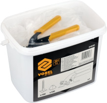 TILE LEVELLING SYSTEM - SET OF 100 CUPS 04680 VOREL