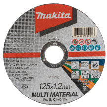 Griezripa 125 x 1,2 x 22,23 mm Multimateriāliem, E-10724 MAKITA