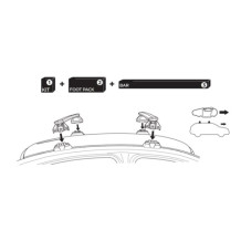 Atbalsta pēdas Fixpoint Kit Cover 4-pack 69-710750 THULE