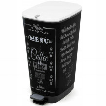 Atkritumu tvertne "COFFE MENU" 50L  IT, 241607 KETER