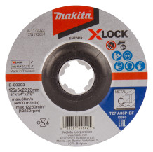 Lihvketas 125X6MM, X-LOCK (A36P), Metall