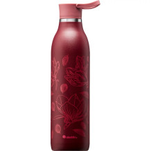 Termopudele CityLoop Thermavac eCycle Water Bottle 0.6L pārstrādāta nerūs. tērauda / bordo Magnolia 2710870010 ALADDIN