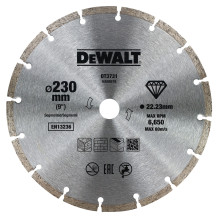 Deimantinis pjovimo diskas 230x22,23 mm DT3731-QZ DEWALT