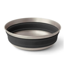 Salokāma Bļoda DETOUR Stainless Steel Collapsible Bowl M, Beluga Black, 9327868160495 SEA TO SUMMIT