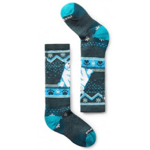 Zeķes Kids WINTERSPORT Full Cushion Polar Bear Pattern OTC Socks, izmērs: S, Twilight Blue, 0196248214092 SMARTWOOL