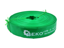 Zaļā PVC šļūtene bez smaržas, 2", 50m, G70021 GEKO