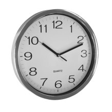 Wall clock Ø31cm silver/chrome 24306030 ASI COLLECTION