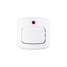 Switch a / p, 1 key, white, with ind., A11-893 BYLECTRICA
