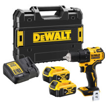 Smūginis gręžtuvas 18V (2x5.0Ah) DCD800P2T-QW DEWALT