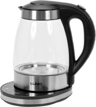 EL. GLASS KETTLE, LED 1,8L TEMP.CONTROL 68174 LUND