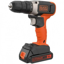 18V skrūvgriezis + 2x1.5Ah+ 10A + komplekta kaste BCD001KBA10-QW BLACK DECKER