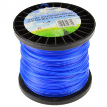 Nylon line 2.4mmx10m blue hexagonal Geko