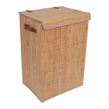 Veļas grozs MAX BAMBOO 40x30xH60cm, ar vāku 87339