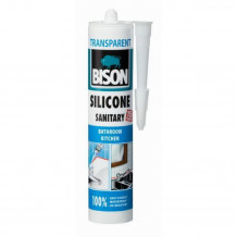Sanitarinis silikonas silikoninis higieninis skaidrus 280 ml 1591314 BISON