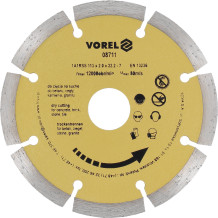 DIAMOND BLADE, SEGMENTED 115MM 08711 VOREL