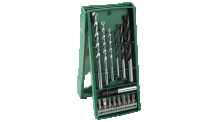 Sets for Drilling and Screwdriving Mini-X-Line Drill and Screwdriver Bit Set, 15 pieces, 2607019579 BOSCH