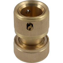 BRASS HOSE CONNECTOR STOP 1/2" 89101 FLO