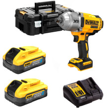 Akumuliatorinis veržliaraktis 1/2&quot;, 18V, 1355Nm, 2x5Ah, POWERSTACK, DCF900H2T-QW DEWALT