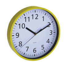 Wall clock Ø25,5cm yellow 24306003 ASI COLLECTION