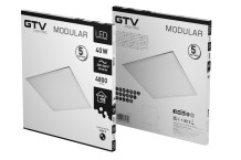 LED laevalgusti, paneel MODULAR, 60x60cm, 4000K, 40W, 4800lm, IP54; LD-MOD4060-NB GTV