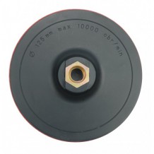 Gumijas disks ar lipekli slīpmašīnai M14 Ø125mm 08315 VOREL