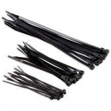 Plastic clamps black 2.5x90mm (100pcs.) Kreator