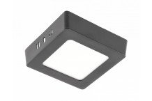 Paviršinis LED šviestuvas MATIS PLUS, juoda, 7W, 560lm, 4000K, IP20, 120° LD-MAN07W-NBP-10 GTV