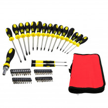 Screwdriver set CrV (59pcs.) Geko