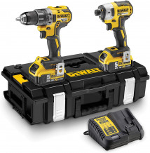 Akumuliatorinių įrankių komplektas 18V XR DCK266P2-QW DEWALT