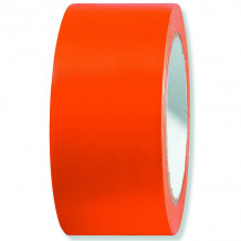 PVC lipni juosta, 50mmx33 m, UV, oranžinė, lygi