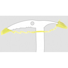 Leduscirtņu aizsargs ice axe AXE GUARD, 8032618877240 GRIVEL