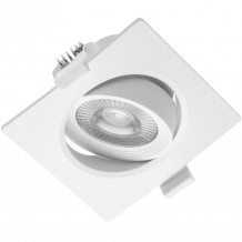 Griestu gaismeklis VOLARE LED, 5W, 400lm, PF>0.5, RA>80, IP20, balts; LD-VLRKW0538-CB GTV