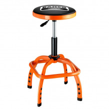 Apvali pneumatinė dirbtuvių kėdė su reguliuojamu aukščiu 635-755mm Ø 355 mm max 136kg