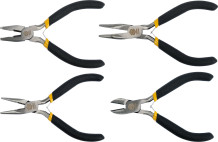 MINI PLIERS 125MM 4PCS 42308 VOREL