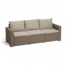 Dārza dīvāns trīsvietīgs California 3 Seater Sofa 29196779587 KETER