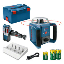 Rotācijas lāzers GRL 400 H + LR 1 L-BOXX KOFERĪ PROFESSIONAL, 0601061806 BOSCH