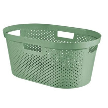 Veļas grozs Infinity Recycled 40L 59x39x27cm zaļš 0804755S86 Curver