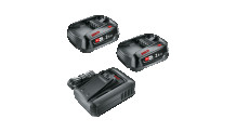 Sākuma komplekts Starter set 18V (2x 2,5 Ah + AL 18V-44), 1600A031T5 BOSCH