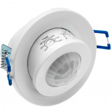 Kustības sensors CR-15, max. 800W, 360°, 8m±2.2-4m, IP20, balts; CR-CR15000-00 GTV