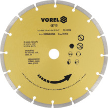 DIAMOND BLADE, SEGMENTED 230MM 08715 VOREL