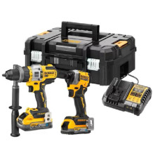 Įrankių rinkinys COMBO 18V DCK2052H1E1T (DCD999+DCF850) 1x5Ah 1x1,7Ah, POWERSTAK TSTAK, DCK2052H1E1T-QW DEWALT