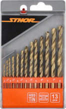 TWIST DRILL SET TYTAN 2-8MM / 13PCS 22310 STHOR